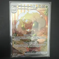 Pokemon Whimsicott EX ENGLISH SIR White Flare #165/086 Special Illustration Rare - Image 5