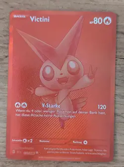 Pokemon Victini Schwarze Blitze Weisse Flammen BWR 171/86 Black Bolt White Flare - Image 1