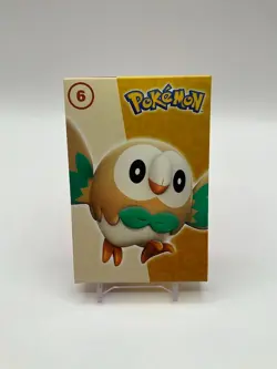 Pokemon 2022 McDonalds Match Battle Pack Gold Rowlet - Image 1