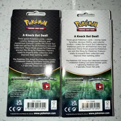 Pokemon 2017 Knock Out Box includes 2 packs and 3 foil cards read description - Image 4