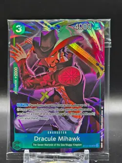 One Piece Dracule Mihawk #ST12-003 Sealed Promo Card (C) - Image 1