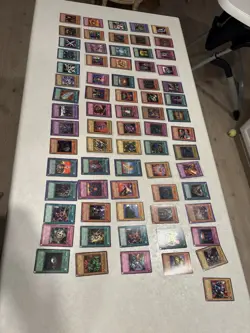 Yu-Gi-Oh Bulk Lot 72 Cards Foil & Holo Vintage 1996 Played Condition TCG - Image 1