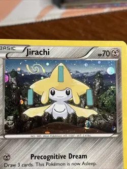 Jirachi XY195 Cosmo Perfect Swirl Pokemon XY Promo Holo Rare Card LP+ - Image 3