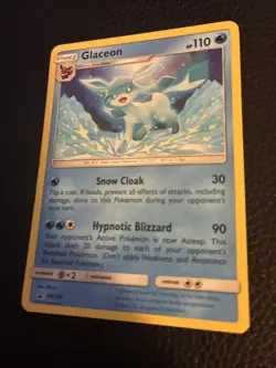 Glaceon SM238 Black Star PROMO Non-Holo Pokemon Card NM - Image 3