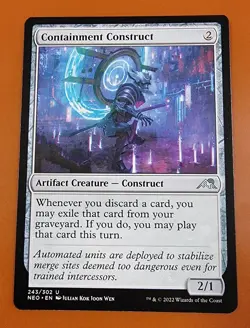 1x Containment Construct | Kamigawa Neon Dynasty | MTG Magic Cards - Image 1