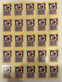 2000 WOTC POKEMON LEAGUE SCIZOR #33 BLACK STAR PROMO LOT OF 25 CARDS UNPLAYED A - Image 1