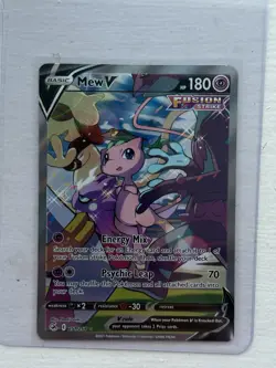 Pokemon Mew V Holo Alternative Art Ultra Rare TCG Fusion Strike Card 251/264 NM! - Image 1