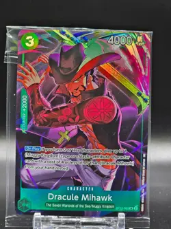 One Piece Dracule Mihawk #ST12-003 Sealed Promo Card (A) - Image 1
