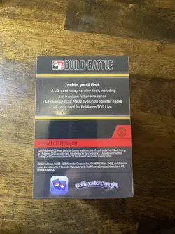 Mega Evolution Build and Battle Pokemon TCG New Unopened Sealed Cards - Image 2