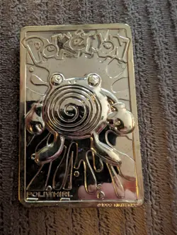 Pokemon Limited Edition 1999 Poliwhirl #61 23K Gold Plated Card Burger King - Image 1