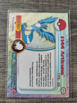 2000 Topps Pokemon Animation Series #144 Articuno Non-foil Nm-mint - Image 2