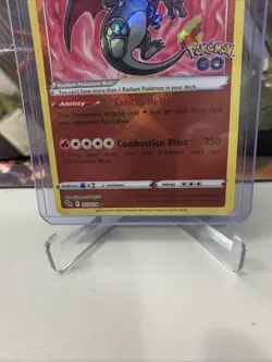 Radiant Charizard 011/078 Pokemon GO Ultra Rare Holo Set Shiny Pokemon Card TCG - Image 3