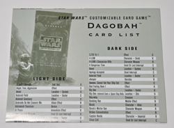 Star Wars Decipher Customizable Card Game Dagobah Poster CCG 32"x10" 1997 - Image 3