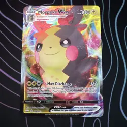 Pokemon Morpeko VMAX TCG Shining Fates Holo Ultra Rare Card 038/072 - Image 1