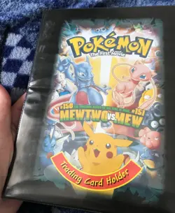 First Movie Pokemon Binder Black Original Album Cards A5 4 Pocket Wizards 1999 - Image 4