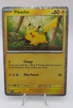 Pokemon TCG PIKACHU Holo Card 002/015 MCDONALDS - Image 1