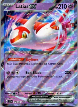 Latias ex (Surging Sparks) Double Rare Miscellaneous Cards & Products 076/191 NM - Image 1
