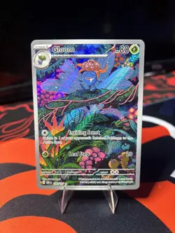 Pokemon Gloom 198/197 SV03 Obsidian Flames Full Art Holo Illustration Rare - Image 1