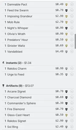 MTG - Crimson Vow Commander Deck - Vampiric Bloodline - + Extras - Image 2