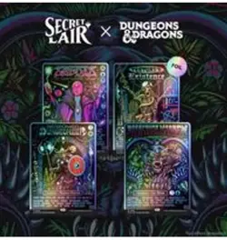 MTG Secret Lair x Dungeons & Dragons: Black Lights & Dark Foil Sealed - Image 2