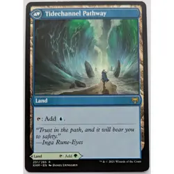 Barkchannel Pathway/Tidechannel Pathway, Kaldheim (KHM) #251/285 LP MTG - Image 2