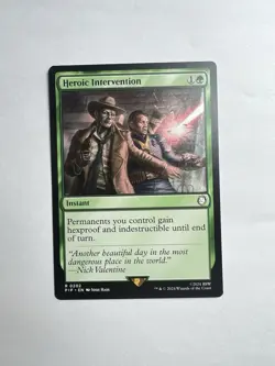Heroic Intervention - NM Universes Beyond: Fallout Rare Instant Green MTG - Image 1