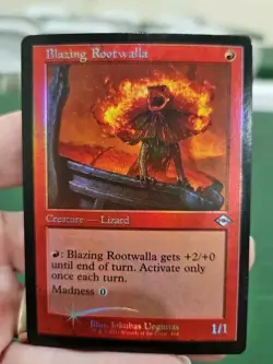 MTG Blazing Rootwalla FOIL 404 NM/M Modern Horizons 2 Uncommon Magic Gathering - Image 1