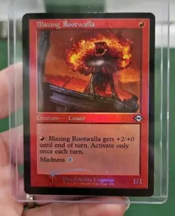MTG Blazing Rootwalla FOIL 404 NM/M Modern Horizons 2 Uncommon Magic Gathering - Image 2
