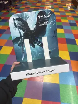 MTG Final Fantasy Sephiroth Learn To Play Promo Display Standee - Image 1
