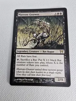 Wizards Marrow-Gnawer Champions of Kamigawa Legendary Black Rare Rat 2/3 Regular - Image 1