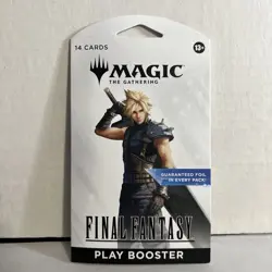 Magic the Gathering Sleeved Play Booster Pack Universes Beyond Final Fantasy - Image 1