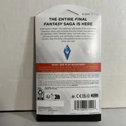 Magic the Gathering Sleeved Play Booster Pack Universes Beyond Final Fantasy - Image 2