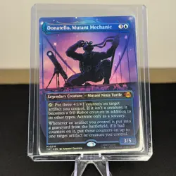 Donatello Mutant Mechanic Borderless FOIL MTG Teenage Mutant Ninja Turtle TMT - Image 1
