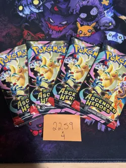 Ascended Heroes Pokemon TCG Booster Packs (x4) 22.59g ! God PackU!! - Image 1