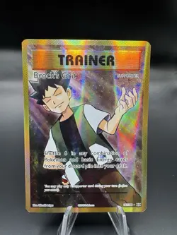 Pokemon TCG XY Evolutions Full Art Trainer Brock's Grit 107/108 - Image 1