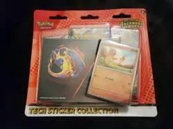 Pokemon TCG Ascended Heroes Charmander Tech Sticker Collection - Image 1