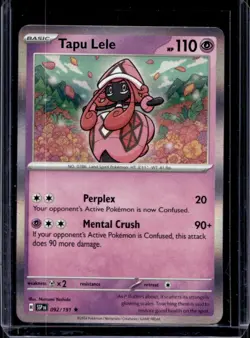 2024 Pokemon Surging Sparks Tapu Lele #092/191 - Image 1