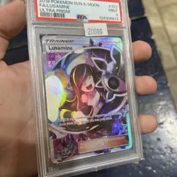 2018 Pokemon Sun & Moon Lusamine Ultra Prism PSA 9 Mint #153 - Image 2