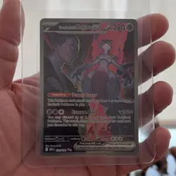 Pokemon Team Rocket's Mewtwo EX 231/182 Destined Rivals Holo 280 HP SIR - Image 1