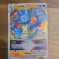 Pokemon Lucario VSTAR SWSH291 Sword & Shield Promo Cards Holo VSTAR 270HP - Image 1