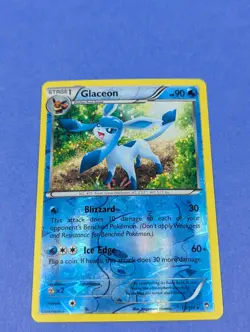 Glaceon - 19/111 - Rare - Reverse Holo Furious Fists - Pokemon Card - LP - Image 1