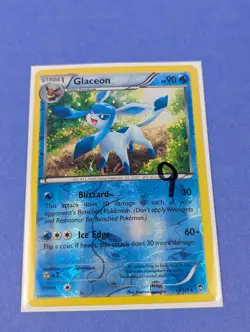 Glaceon - 19/111 - Rare - Reverse Holo Furious Fists - Pokemon Card - LP - Image 3