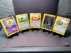 Pokemon TCG Japanese VS Series 1st Edition E-Reader Lot of 5 Cards VTG Holo - Image 1