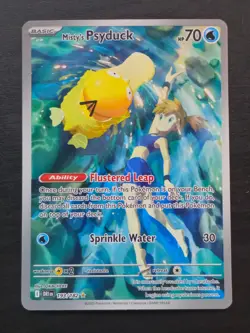Misty's Psyduck 193/182 - Pokemon Destined Rivals Illustration Rare - Image 1