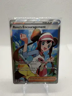 Pokemon TCG Perfect Order Rosa’s Encouragement Full Art Trainer mint 114/088 - Image 1