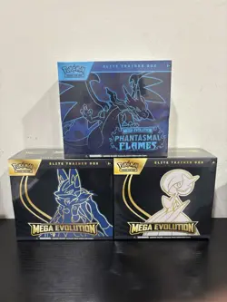 Pokemon TCG Phantasmal Flames & Mega Evolution ETB Bundle (Brand New/Sealed) 🔥 - Image 1