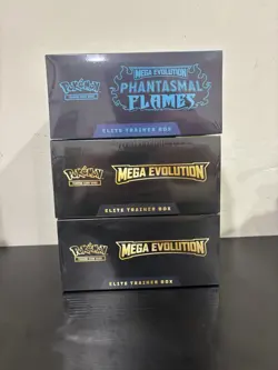 Pokemon TCG Phantasmal Flames & Mega Evolution ETB Bundle (Brand New/Sealed) 🔥 - Image 5