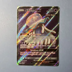 Pokemon TCG Nihilego GX Ultra Beast full art holo 103/111 - Image 1