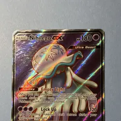 Pokemon TCG Nihilego GX Ultra Beast full art holo 103/111 - Image 2