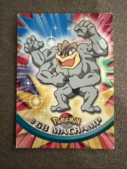 1999 Topps Pokemon TV Animation Edition Series 1 Machamp #68 - Image 1